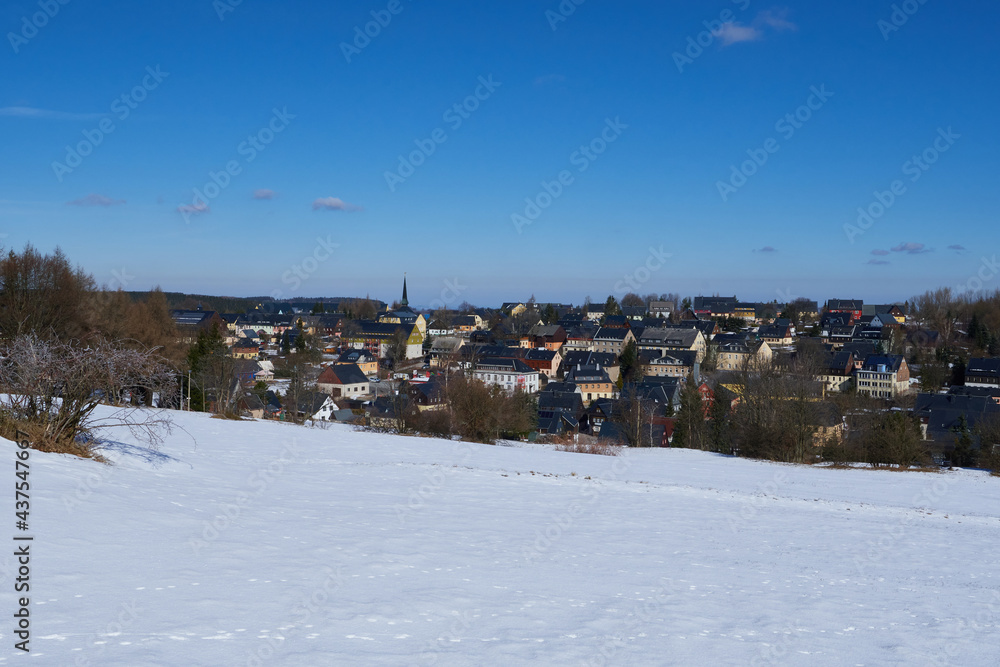 Fototapeta premium Altenberg im Osterzgebirge im Winter 