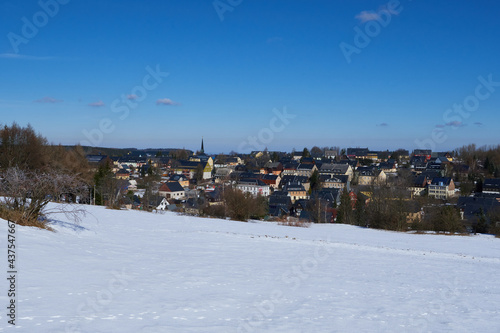 Altenberg im Osterzgebirge im Winter 