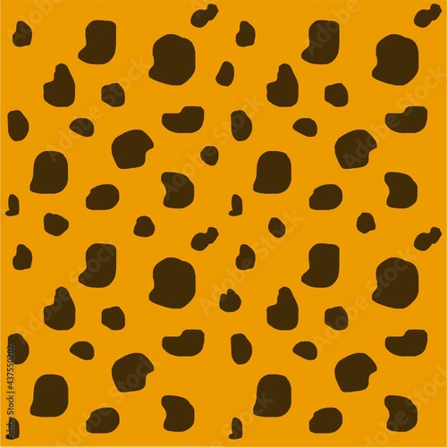 n abstract pattern or background or cover. animal print. black and orange