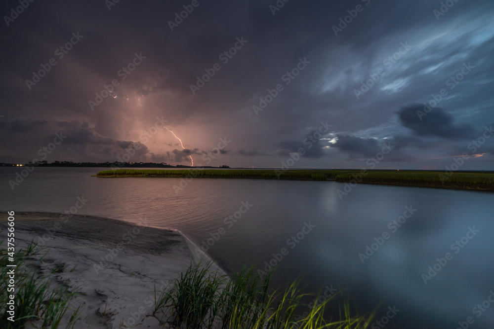 Lightning over the Low Country