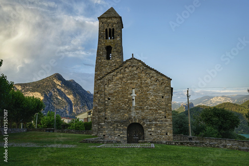 Romanesque church in the mountains