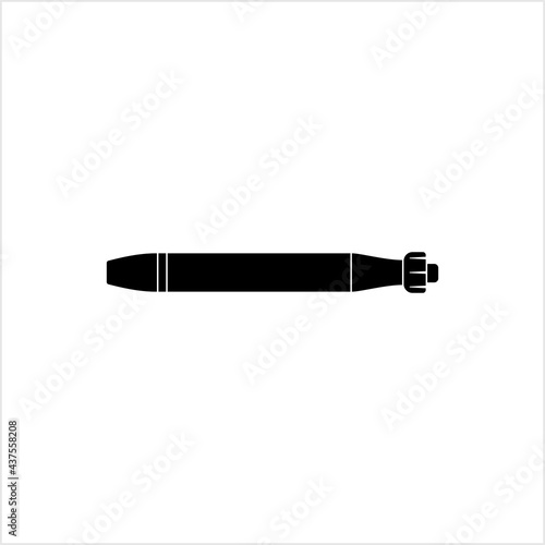 Torpedo Icon, Self Propelled Weapon With An Explosive Warhead