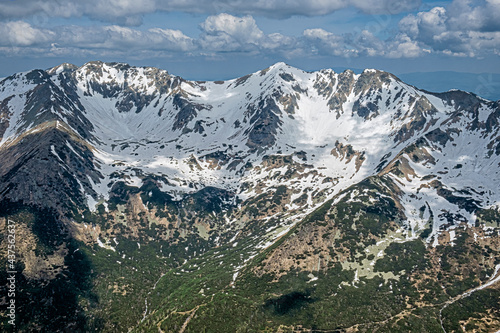 Western Tatras scenery from Baranec peak, Slovakia, hiking theme photo