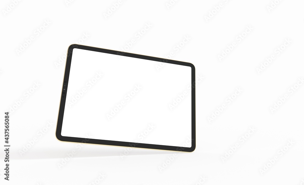 Tablet pc computer with blank screen 3d Tablet pc computer with blank screen 3d