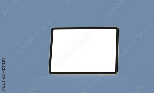  tablet pc, isolated on 3d background