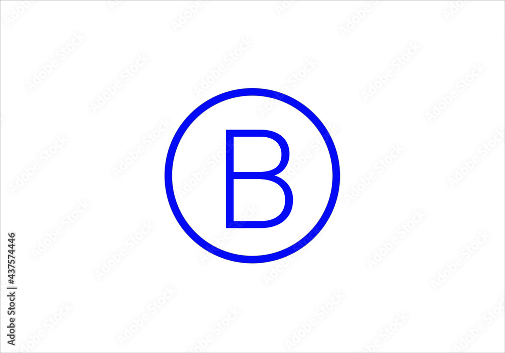 this is a creative text B logo icon this is a creative text B logo icon