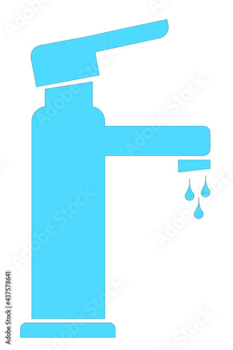 water tap with drop icon
