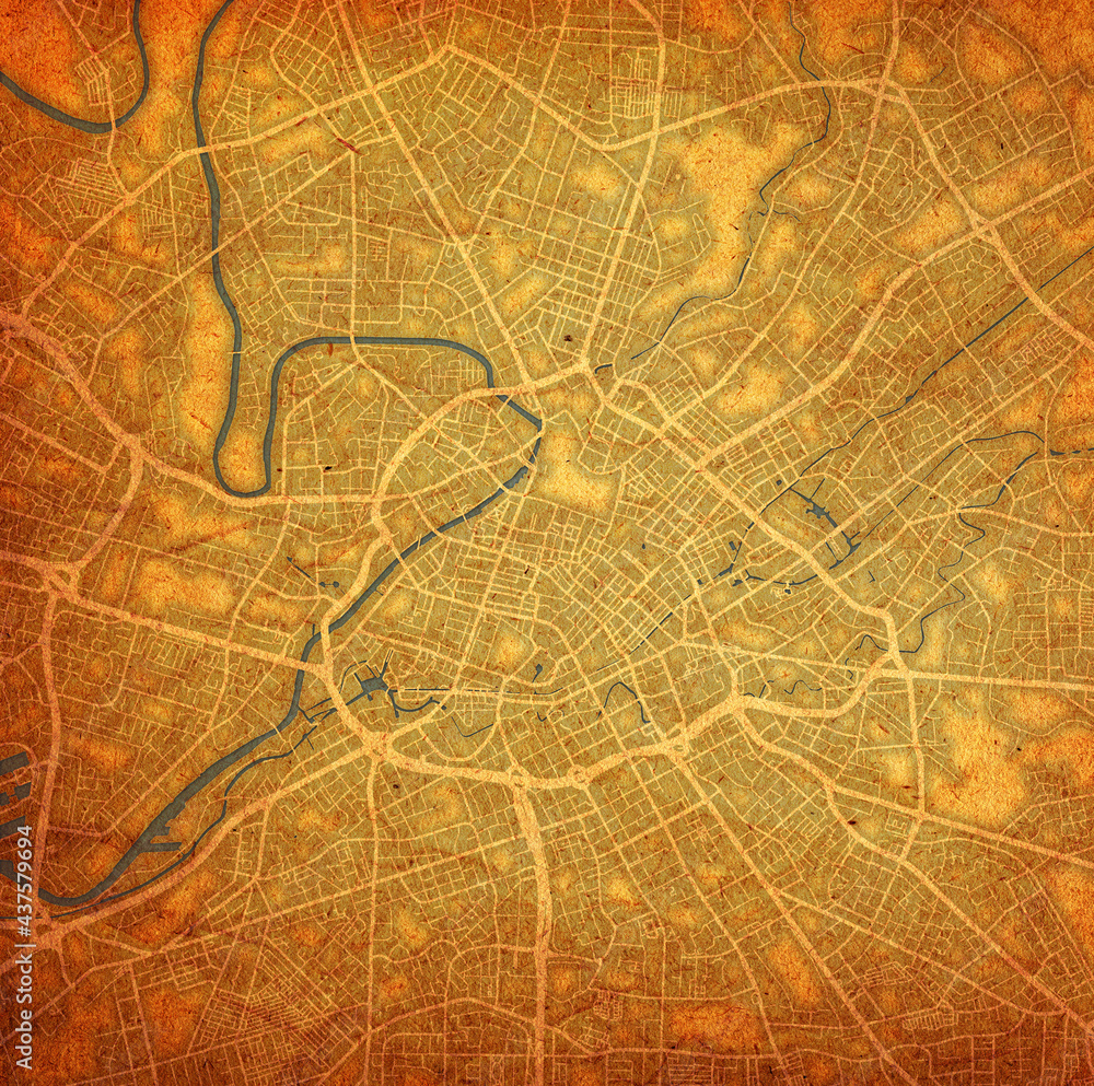 map of roads in city ofManchester in England map of roads in city ofManchester in England