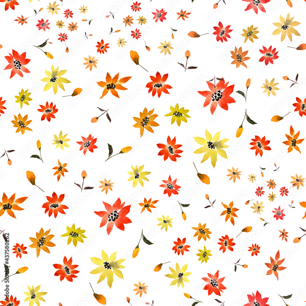 seamless pattern abstracts floral composition seamless pattern abstracts floral composition