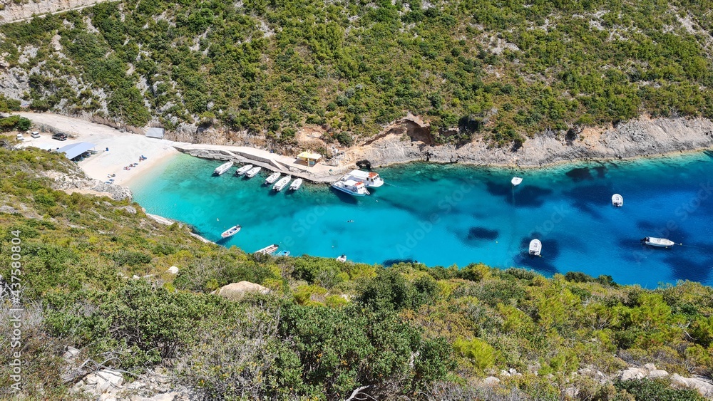 Fototapeta premium Porto Vromi Beach in zakynthos greece