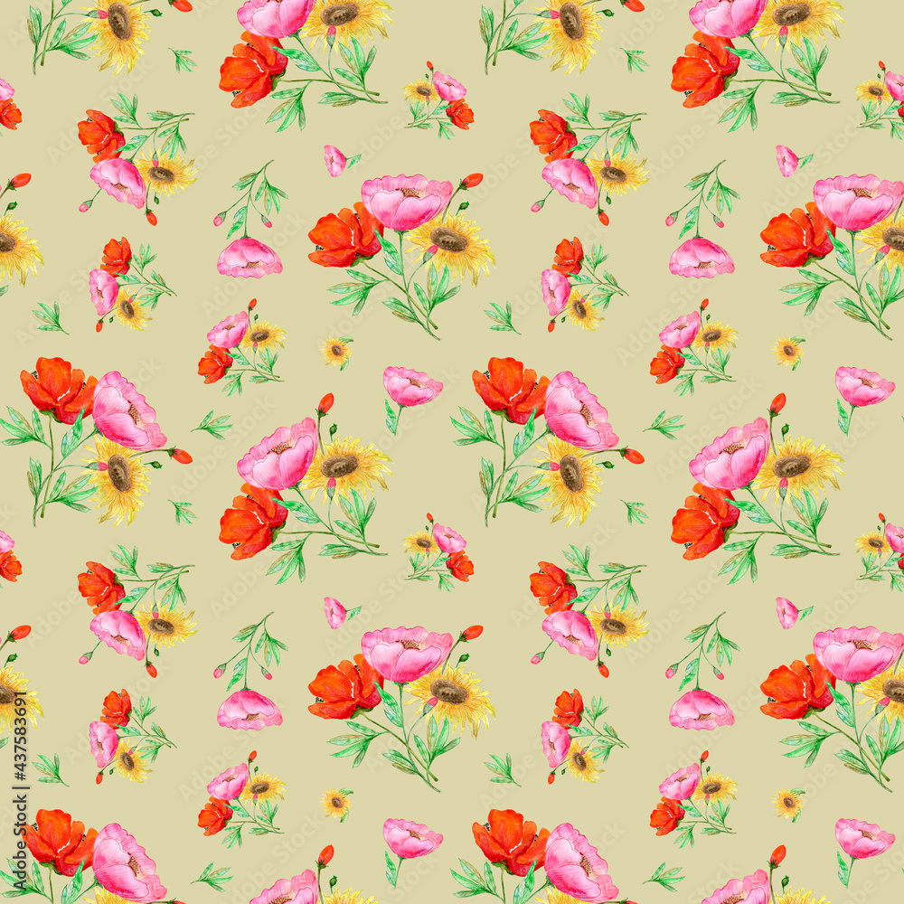 custom made wallpaper toronto digitalseamless pattern abstracts floral composition