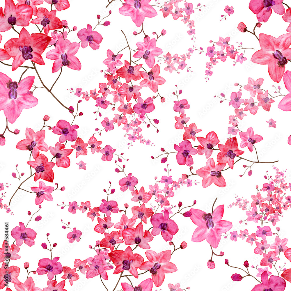 seamless pattern abstracts floral composition seamless pattern abstracts floral composition