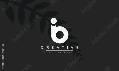 Initial letter b abstract logo