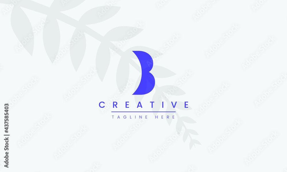 Creative letter b logo icon design Creative letter b logo icon design