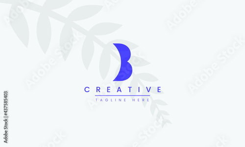 Creative letter b logo icon design
