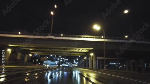 View From The Car To The High Streets Time lapse