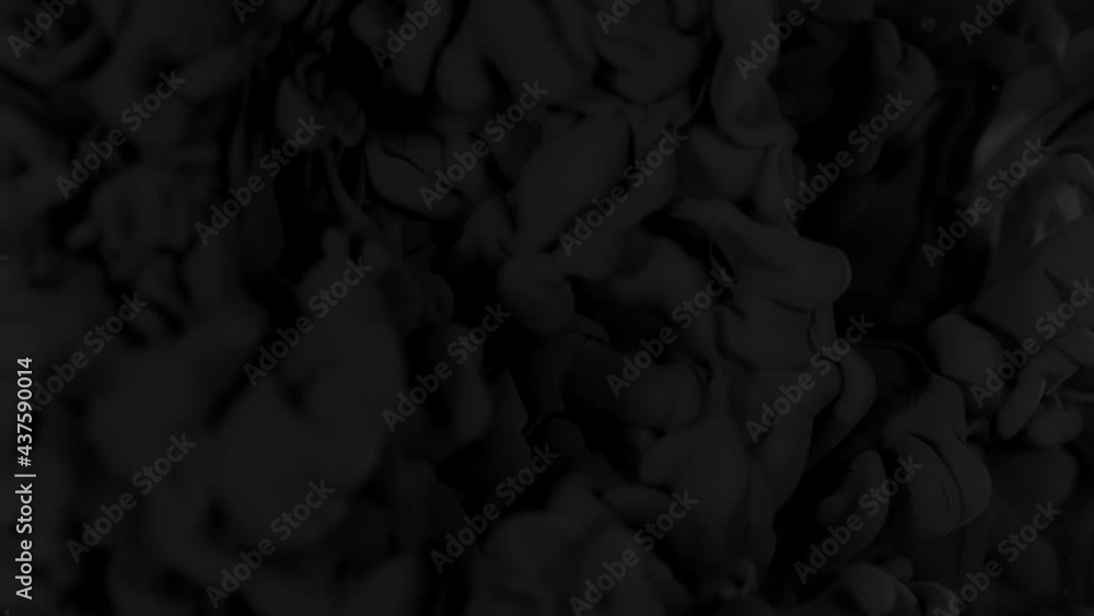 Super Slow Motion Shot of Abstract Black Ink Flowing in Water at 1000fps. Super Slow Motion Shot of Abstract Black Ink Flowing in Water at 1000fps.