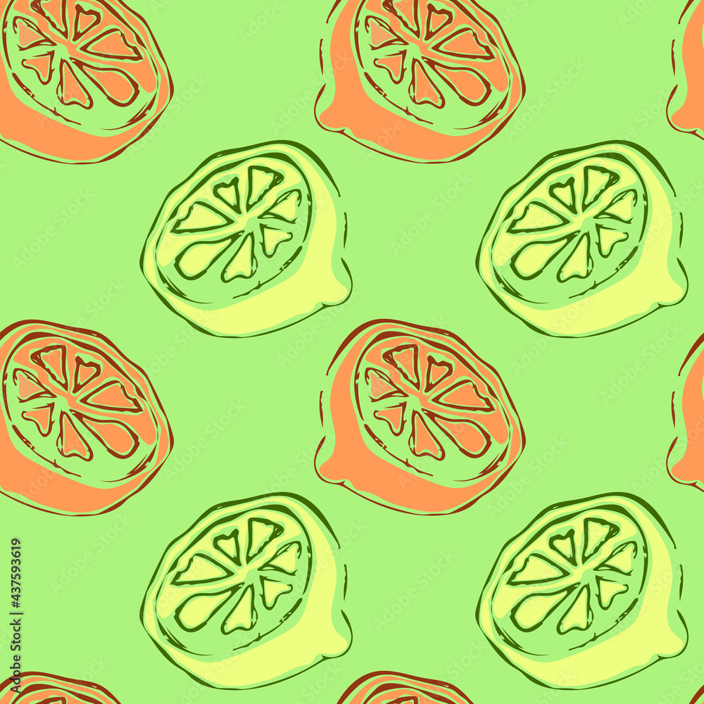 seamless pattern with fruits seamless pattern with fruits