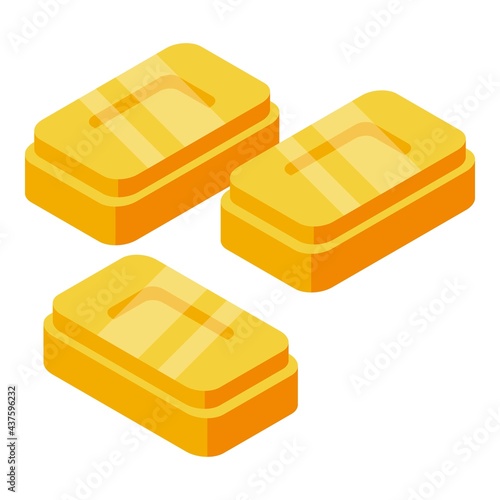 Cough drops honey icon. Isometric of Cough drops honey vector icon for web design isolated on white background