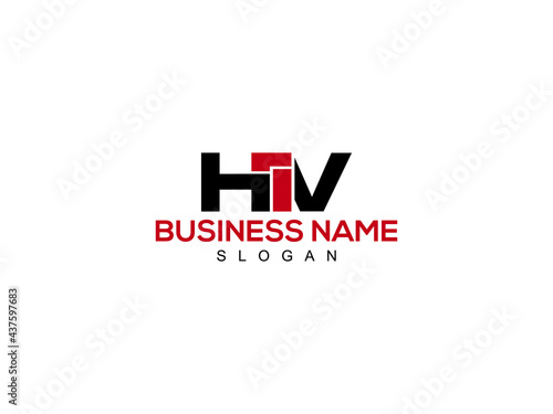 Letter HIV Logo Icon Design For Kind Of Use