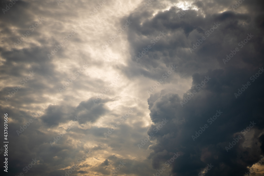 Fototapeta premium Wolkenformation Gewitterwolken