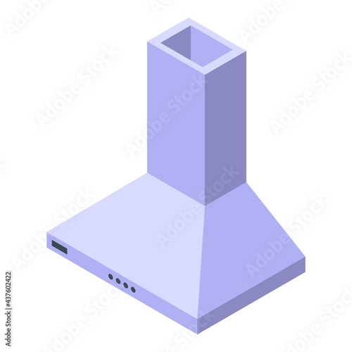 Kitchen chimney icon. Isometric of Kitchen chimney vector icon for web design isolated on white background