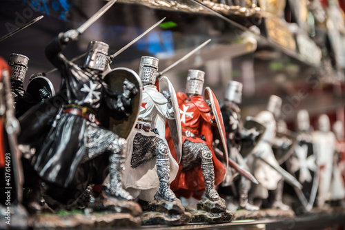 Canvas Print Row of knight of Malta travel souvenir gift Collection Craft.