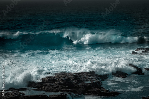 Beautiful waves at Skaill Bay, Orkney