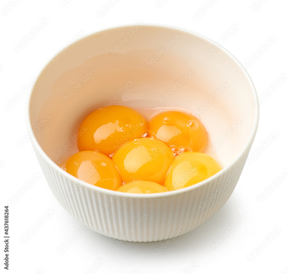bowl of egg yolks bowl of egg yolks