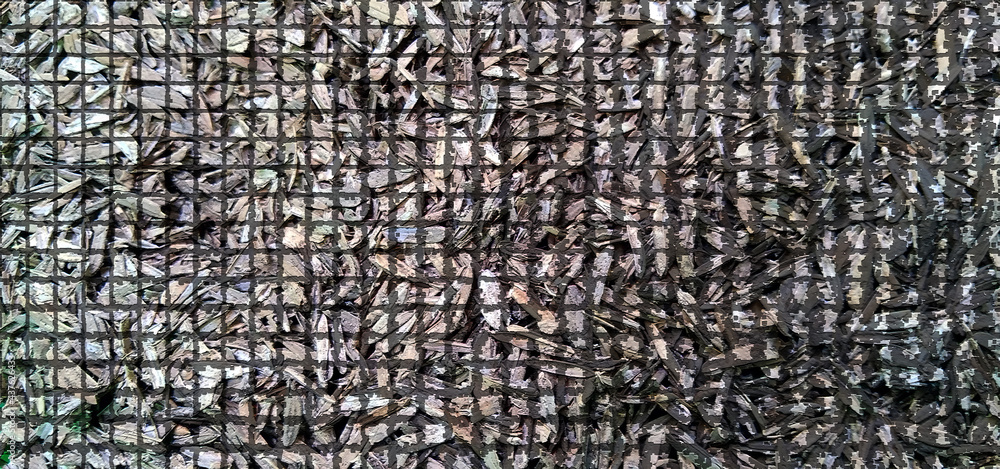 Fototapeta premium Defocused abstract background of mosaic