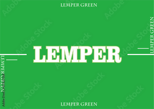 green lemper which is a natural flavor from plants.