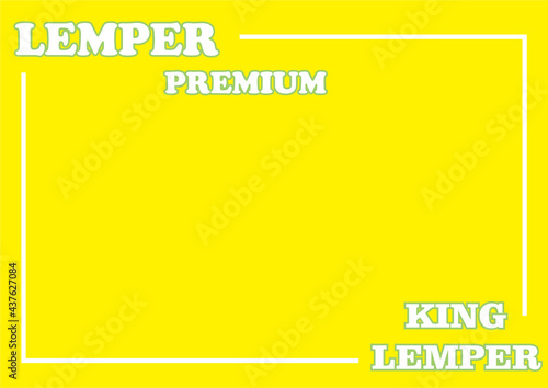 premium lemper where there is a line to enrich an image created and a color that supports it as a background.