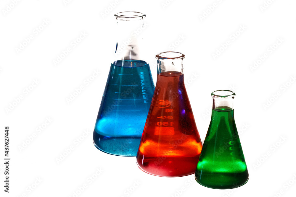 Multiple Glass Beakers