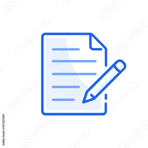 edit document outline web icon