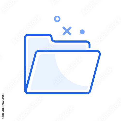 documents folder outline icon