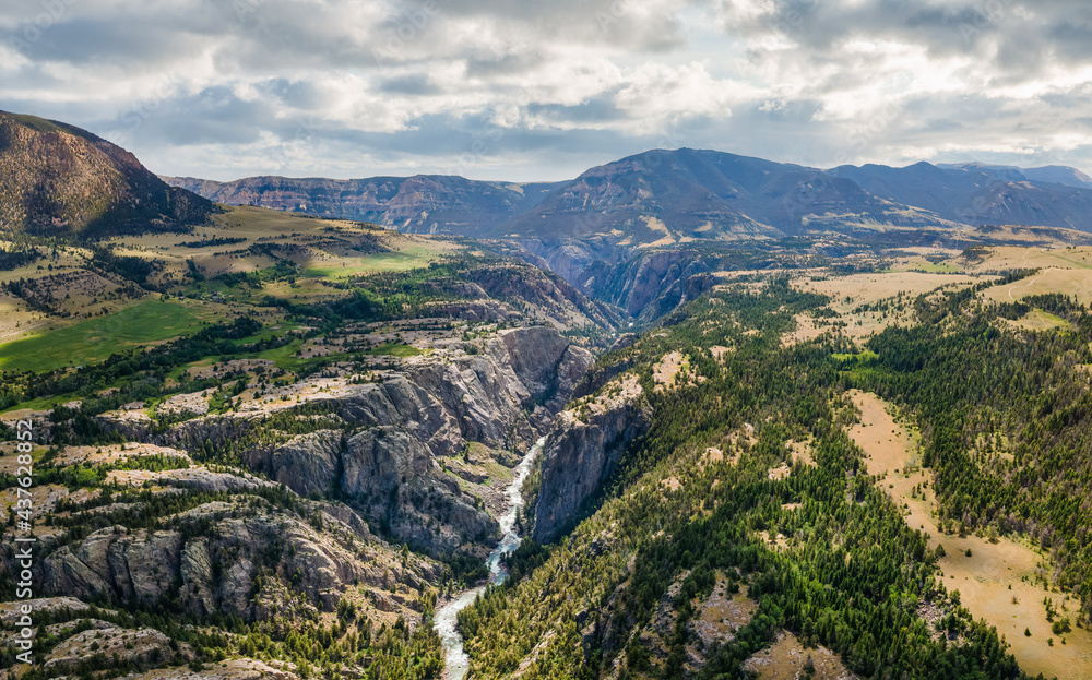 Chief Joseph Scenic Highway  - dramatic canyon formed by the Clarks Fork of the Yellowstone River