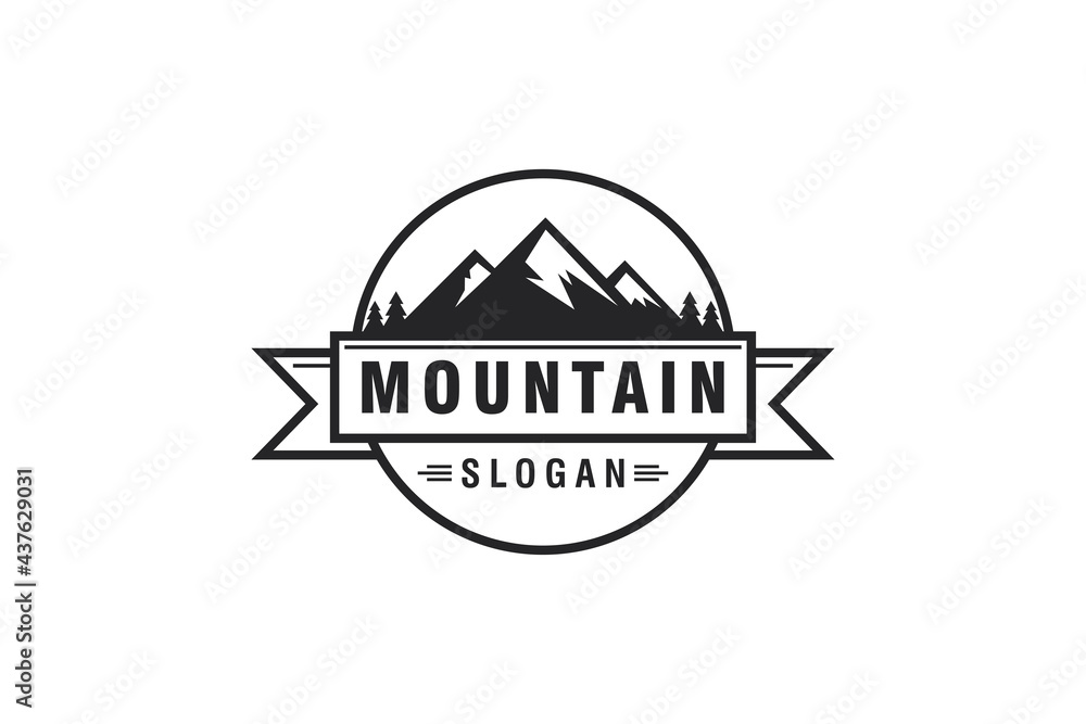 Mountain / travel / adventure hipster logo design inspiration