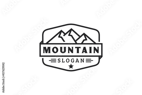 Mountain / travel / adventure hipster logo design inspiration