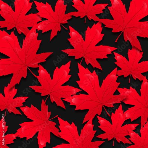 Maple leaf background for canada day