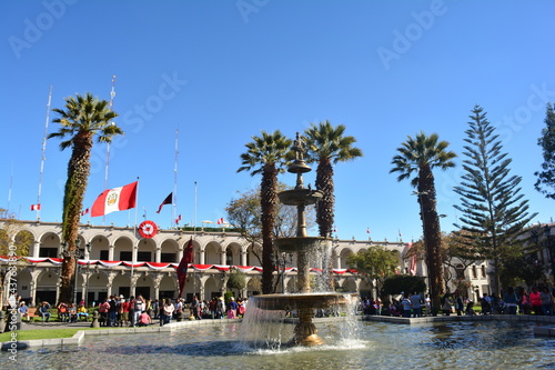 Plaza de armas Arequipa, Perú