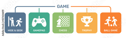 Game icon vector illustration. Entertainment concept