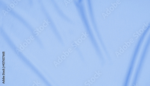 Smooth blue cloth, Blue fabric texture background.