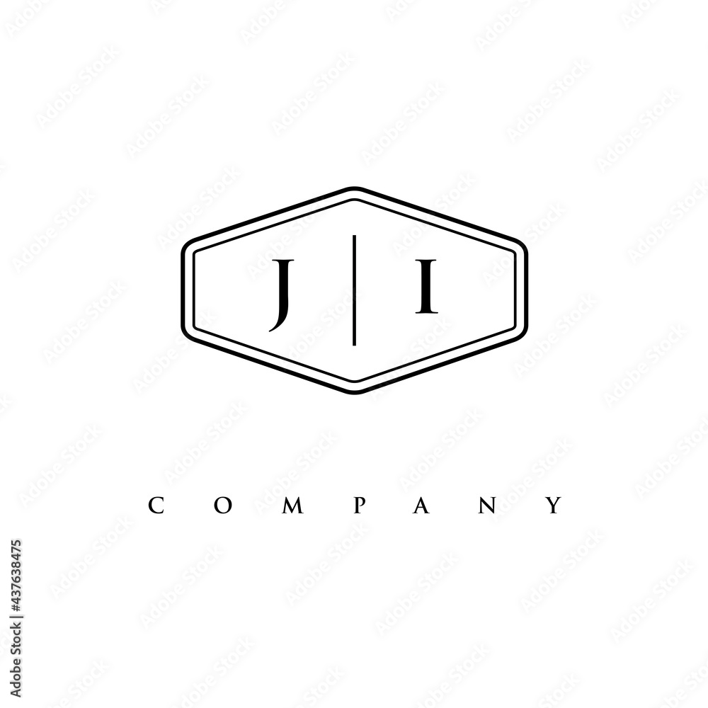 initial JI logo design vector initial JI logo design vector