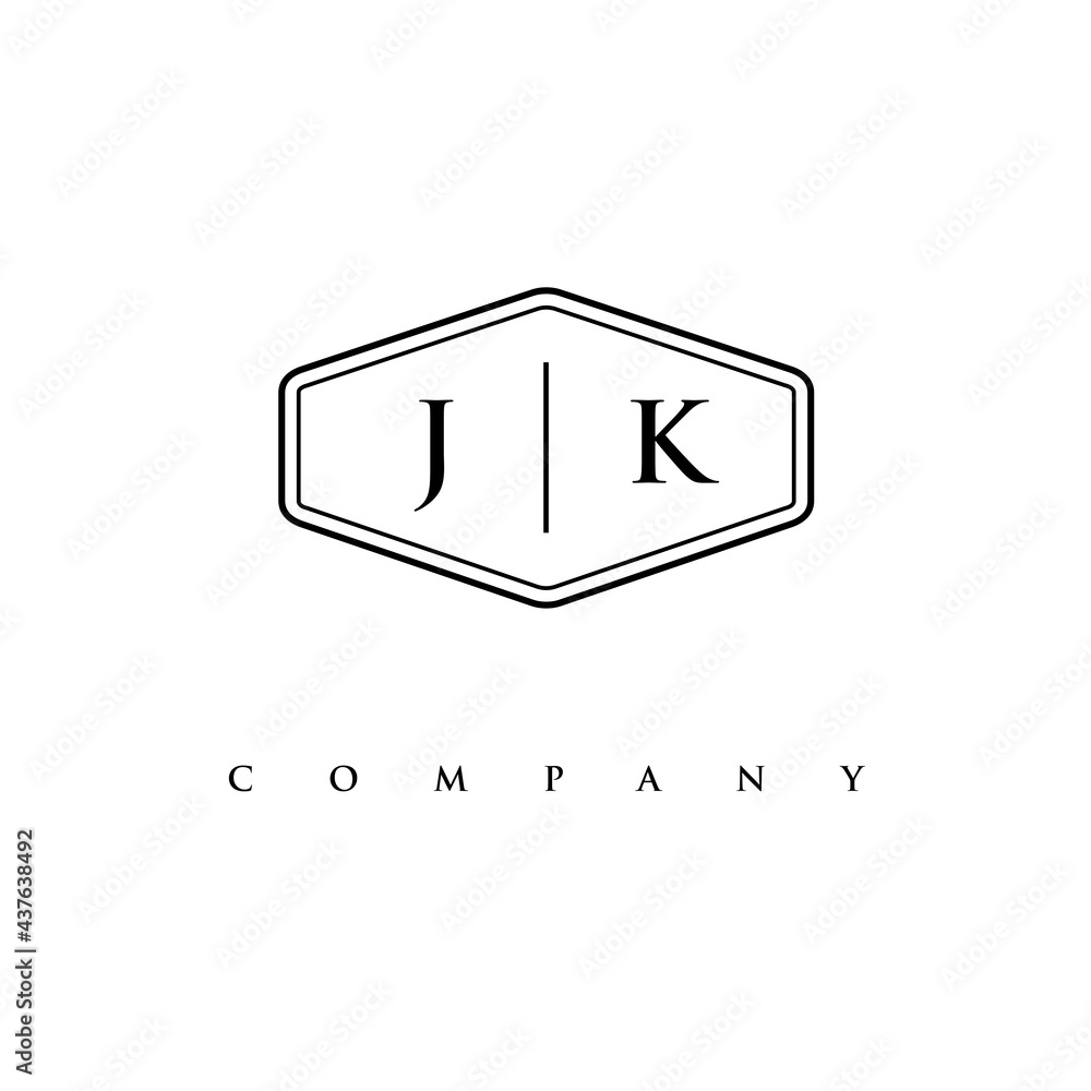 initial JK logo design vector initial JK logo design vector