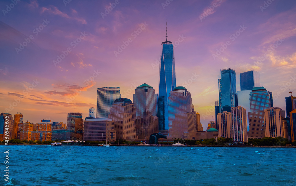 Obraz premium Manhattan skyline in New York City,USA