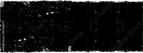 Grunge paint roller . Vector brush stroke . Distressed banner . Black stripes isolated. paintbrush collection . Modern textured shape . Dry border in black . Bulge lines