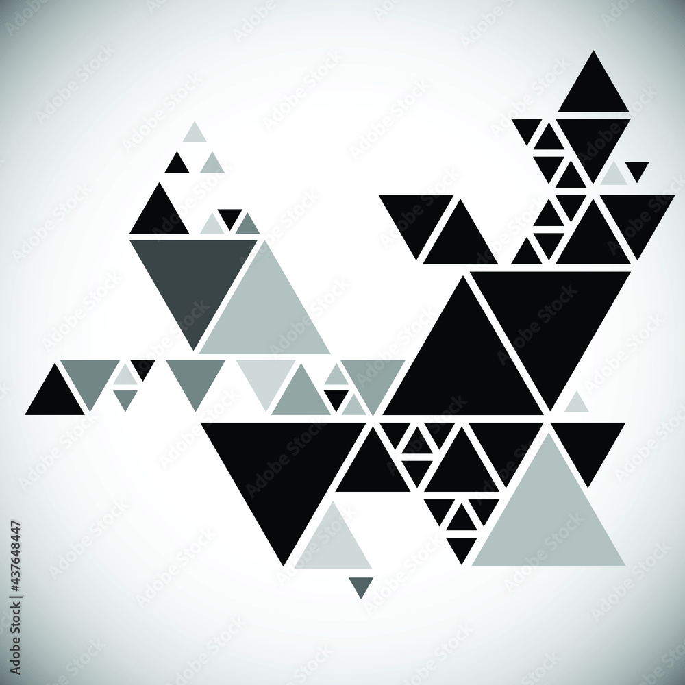 Abstract triangle geometrical background . Modern triangular lines logo . Vector. Abstract triangle geometrical background . Modern triangular lines logo . Vector.