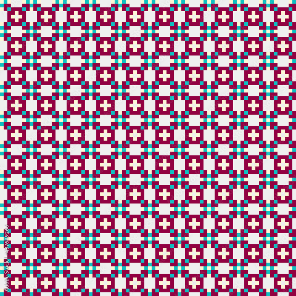 Abstract Cross Pattern generative computational art illustration Abstract Cross Pattern generative computational art illustration