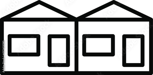 raw material warehouse icon. Delivery, factory, logistics, packaging, shipping, storage