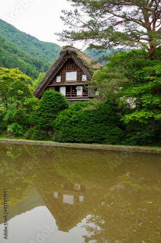 日本の伝統建築が残る白川郷